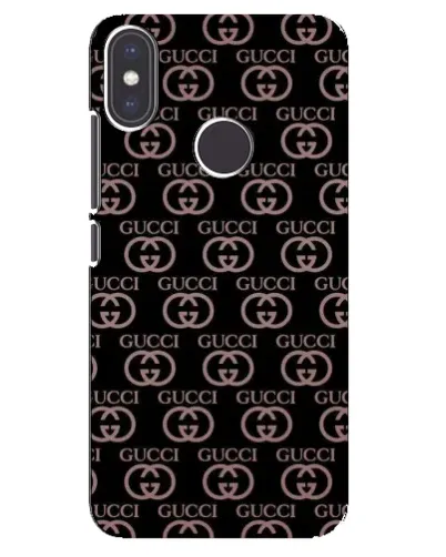 Чехол для Xiaomi Mi A2 с картинкой «Классическая монограмма Gucci»