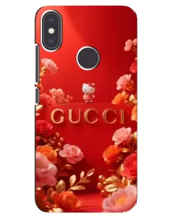 Чехол для Xiaomi Mi A2 с картинкой «Gucci — золотой сад»