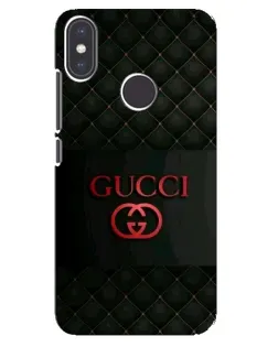 Чехол для Xiaomi Mi A2 с картинкой «Gucci — стеганый черный»