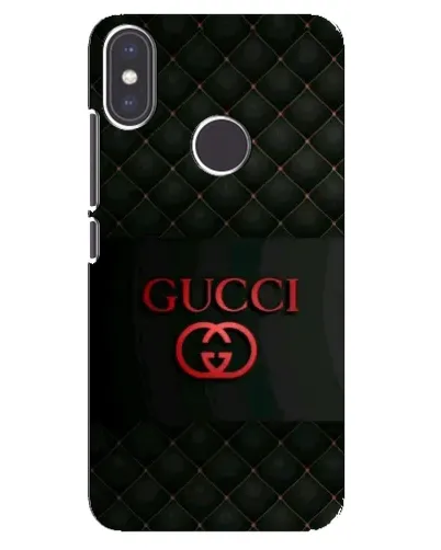 Чехол для Xiaomi Mi A2 с картинкой «Gucci — стеганый черный»