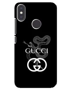 Чехол для Xiaomi Mi A2 с картинкой «Gucci — серебряная змея»