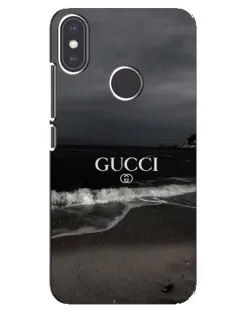 Чехол для Xiaomi Mi A2 с картинкой «Gucci — морской прибой»