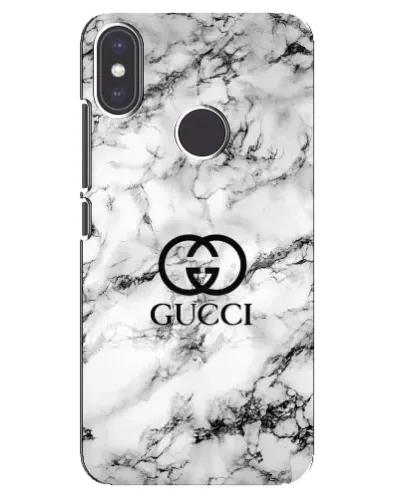 Чехол для Xiaomi Mi A2 с картинкой «Gucci — мраморный шик»