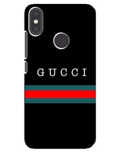 Чехол для Xiaomi Mi A2 с картинкой «Gucci — красный пояс»