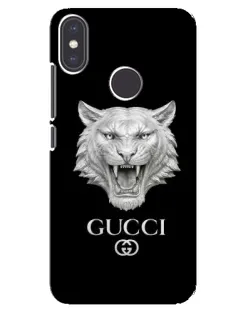 Чохол для Xiaomi Mi A2 з картинкою «Gucci — срібний лев»