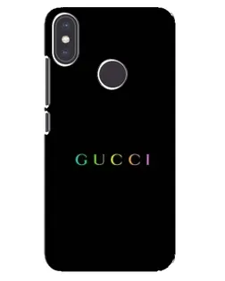 Чохол для Xiaomi Mi A2 з картинкою «Gucci — неоновий мінімалізм»