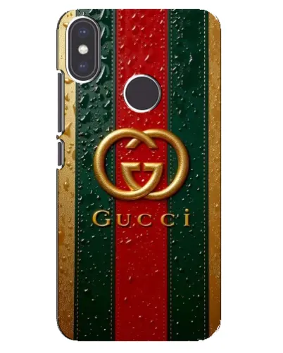 Чохол для Xiaomi Mi A2 з картинкою «Gucci — фірмова смуга та золото» Чохол для Xiaomi Mi A2 з картинкою «Gucci — фірмова смуга та золото»