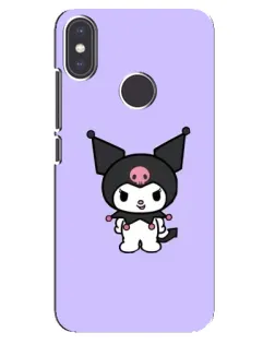 Чохол для Xiaomi Mi A2 з картинкою «Kuromi — ніжний фіолетовий»