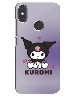 Чохол для Xiaomi Mi A2 з картинкою «Kuromi — фіолетовий арт»
