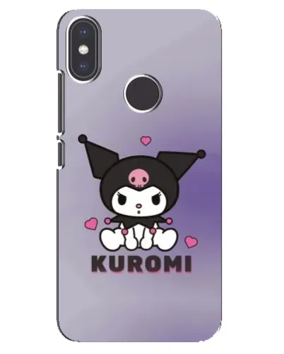 Чохол для Xiaomi Mi A2 з картинкою «Kuromi — фіолетовий арт»