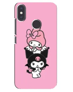 Чохол для Xiaomi Mi A2 з картинкою «Тріо My Melody та Kuromi»