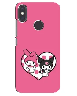 Чохол для Xiaomi Mi A2 з картинкою «Kuromi та My Melody»