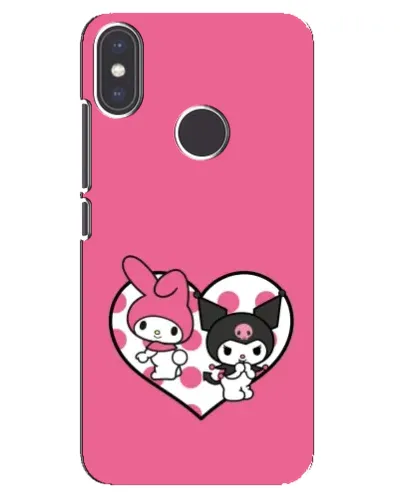 Чохол для Xiaomi Mi A2 з картинкою «Kuromi та My Melody»