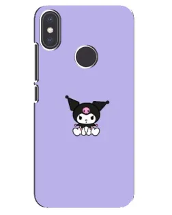 Чохол для Xiaomi Mi A2 з картинкою «Kuromi — фіолетовий мінімалізм»