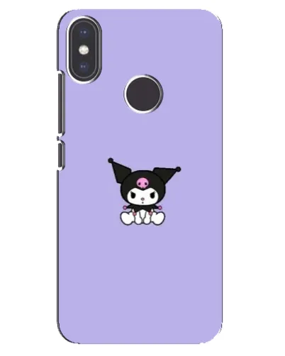 Чохол для Xiaomi Mi A2 з картинкою «Kuromi — фіолетовий мінімалізм»