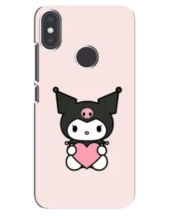Чохол для Xiaomi Mi A2 з картинкою «Kuromi та серце»