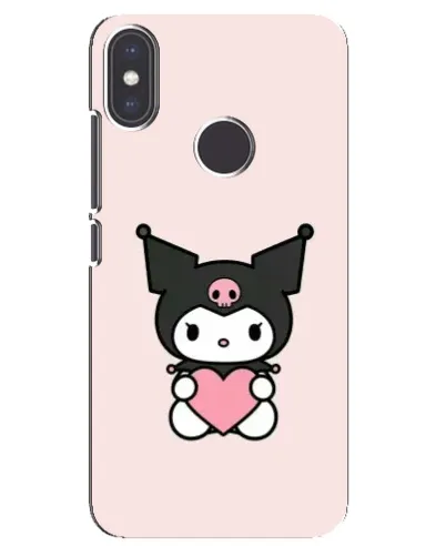Чохол для Xiaomi Mi A2 з картинкою «Kuromi та серце»