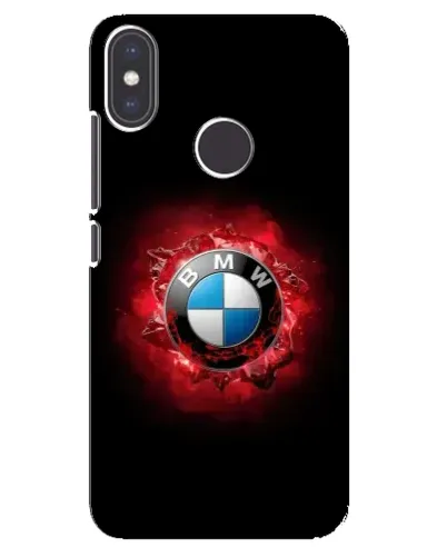 Чехол для Xiaomi Mi A2 с картинкой «Логотип BMW — вспышка»