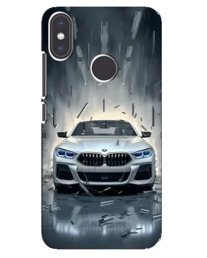 Чехол для Xiaomi Mi A2 с картинкой «BMW в свете фар»