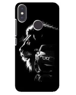 Чехол для Xiaomi Mi A2 с картинкой «BMW и лев»
