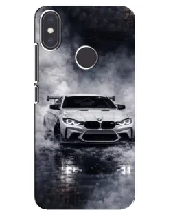 Чехол для Xiaomi Mi A2 с картинкой «BMW сквозь туман»