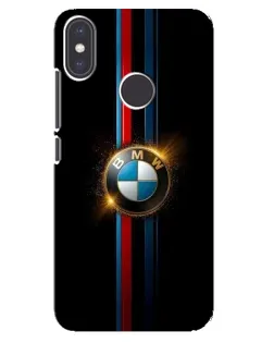 Чехол для Xiaomi Mi A2 с картинкой «BMW M-Power неон»