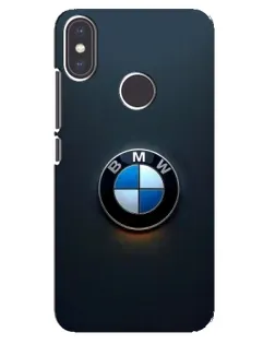 Чехол для Xiaomi Mi A2 с картинкой «Логотип BMW — минимализм»