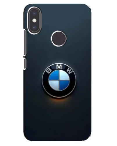 Чехол для Xiaomi Mi A2 с картинкой «Логотип BMW — минимализм»