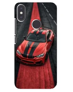 Чехол для Xiaomi Mi A2 с картинкой «BMW на красной дорожке»