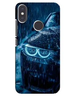 Чохол для Xiaomi Mi A2 з картинкою «BMW під дощем»