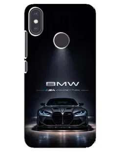 Чохол для Xiaomi Mi A2 з картинкою «BMW крізь нічне місто»