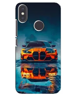 Чохол для Xiaomi Mi A2 з картинкою «BMW — золота емблема»