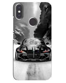 Чохол для Xiaomi Mi A2 з картинкою «BMW — акварельний дрифт»
