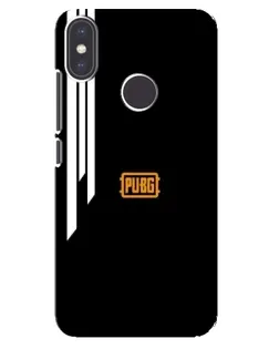 Чехол для Xiaomi Mi A2 с картинкой «PUBG — вертикальные линии»