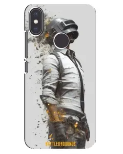 Чехол для Xiaomi Mi A2 с картинкой «PUBG — боец в пыли»