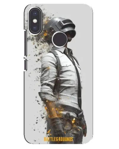 Чехол для Xiaomi Mi A2 с картинкой «PUBG — боец в пыли»