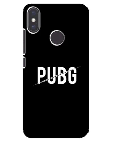 Чехол для Xiaomi Mi A2 с картинкой «PUBG — белый логотип»
