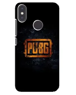 Чехол для Xiaomi Mi A2 с картинкой «PUBG — золотой логотип»