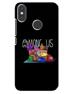 Чехол для Xiaomi Mi A2 с картинкой «Логотип Among Us»