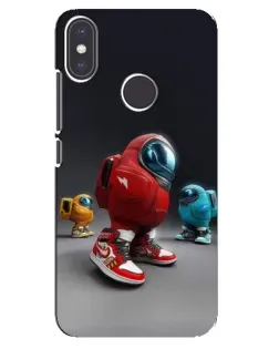 Чехол для Xiaomi Mi A2 с картинкой «Among Us — 3D стиль»