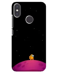 Чехол для Xiaomi Mi A2 с картинкой «Одинокий герой на планете»