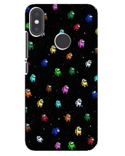 Чехол для Xiaomi Mi A2 с картинкой «Экипаж Among Us» Чехол для Xiaomi Mi A2 с картинкой «Экипаж Among Us»