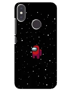 Чехол для Xiaomi Mi A2 с картинкой «Красный Among Us»