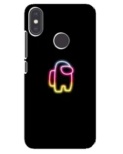 Чехол для Xiaomi Mi A2 с картинкой «Among Us градиент»
