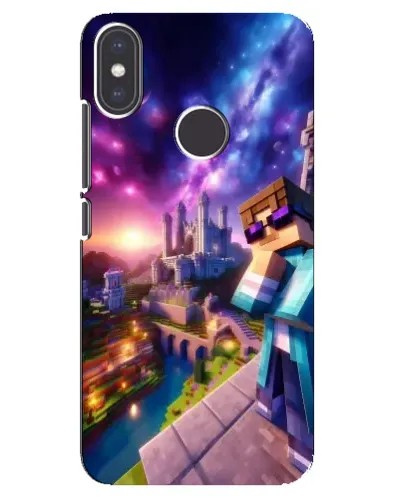 Чехол для Xiaomi Mi A2 с картинкой «Стив и космос» Чехол для Xiaomi Mi A2 с картинкой «Стив и космос»