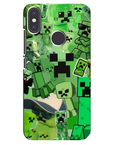 Чехол для Xiaomi Mi A2 с картинкой «Криперы Minecraft» Чехол для Xiaomi Mi A2 с картинкой «Криперы Minecraft»