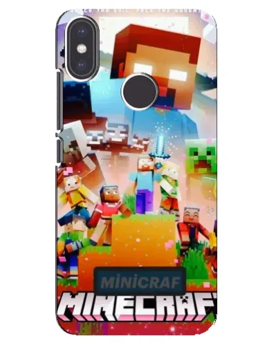 Чехол для Xiaomi Mi A2 с картинкой «Minecraft герои игры» Чехол для Xiaomi Mi A2 с картинкой «Minecraft герои игры»