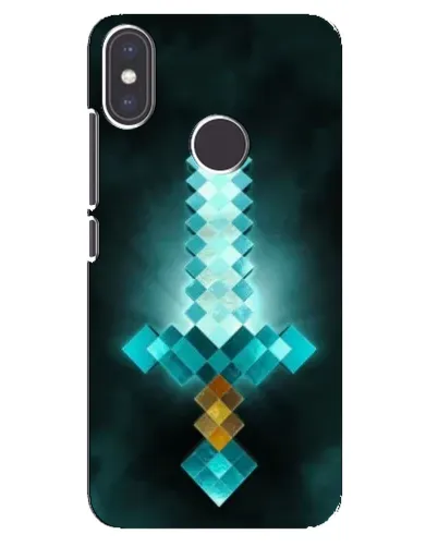 Чехол для Xiaomi Mi A2 с картинкой «Алмазный меч неон» Чехол для Xiaomi Mi A2 с картинкой «Алмазный меч неон»