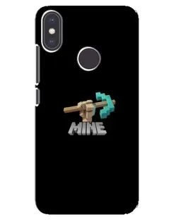 Чехол для Xiaomi Mi A2 с картинкой «Алмазная кирка»