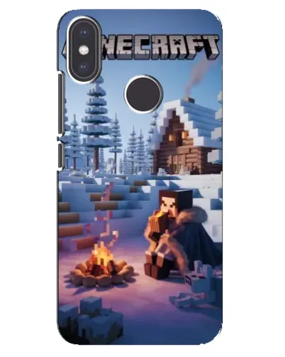 Чехол для Xiaomi Mi A2 с картинкой «Зимний Minecraft» Чехол для Xiaomi Mi A2 с картинкой «Зимний Minecraft»